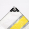 100% Virgin Pe Material Logo Printed Waterproof Color Stripes Tarpaulin for Cover
